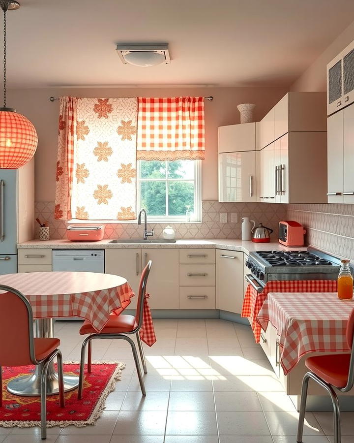 Gingham Patterns - 25 Retro Kitchen Ideas