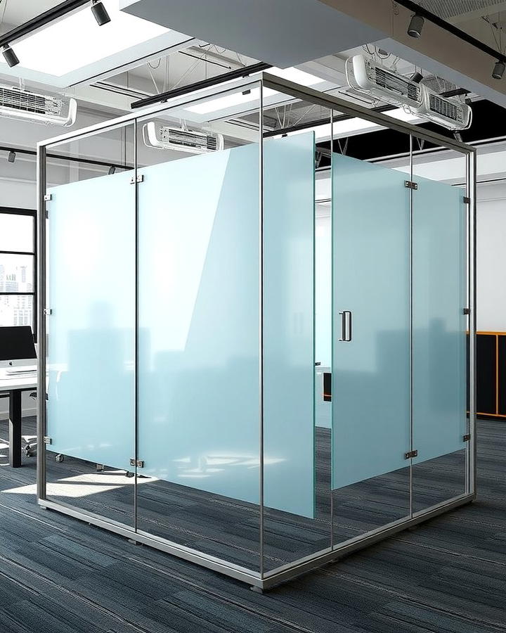 Glass Panels for an Open Feel - 25 Room Divider Ideas