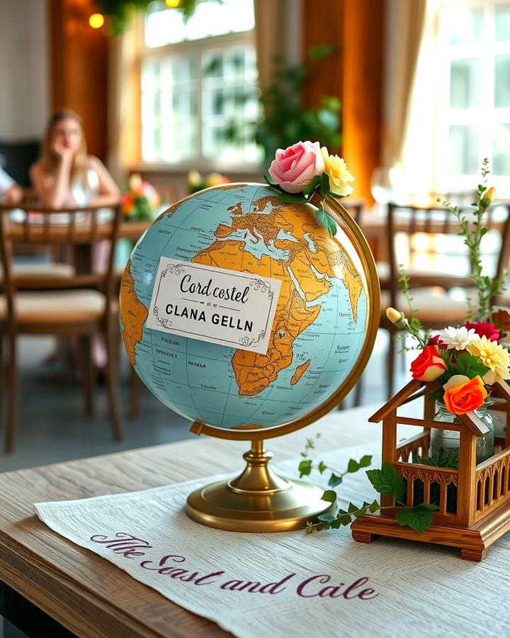 Globe Card Box - 30 Wedding Card Box Ideas