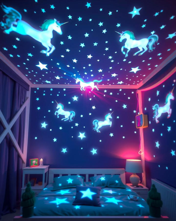 Glow In The Dark Unicorn Stickers - 25 Unicorn Bedroom Ideas