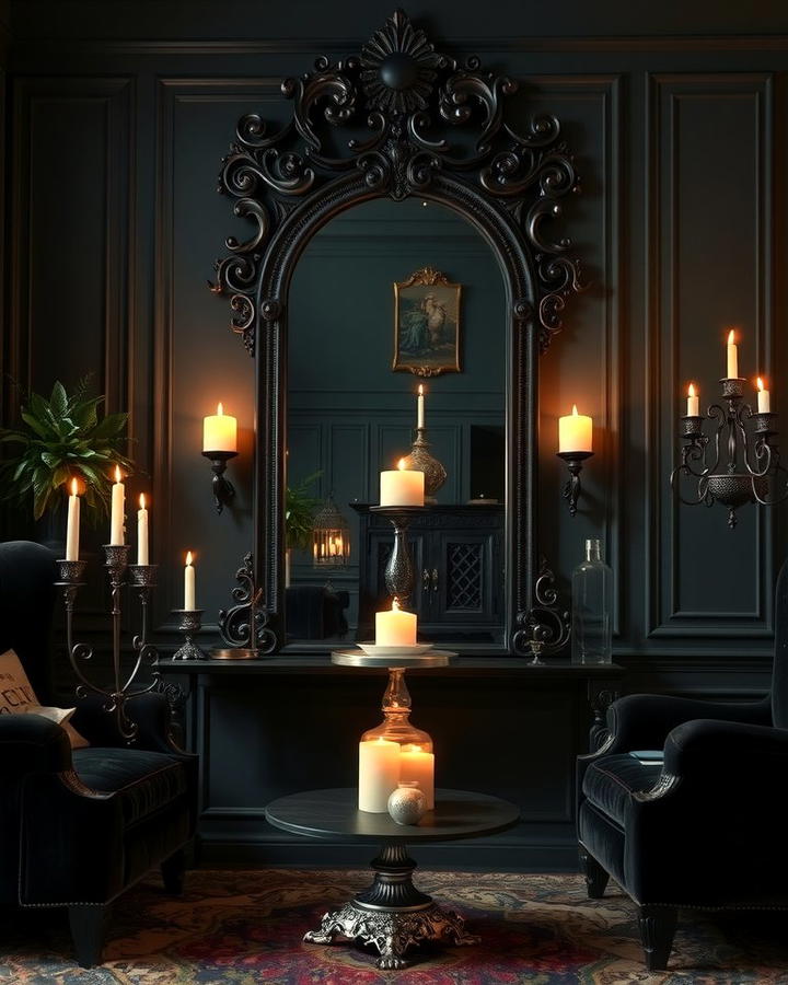 Gothic Mirrors - 30 Witchy Living Room Ideas