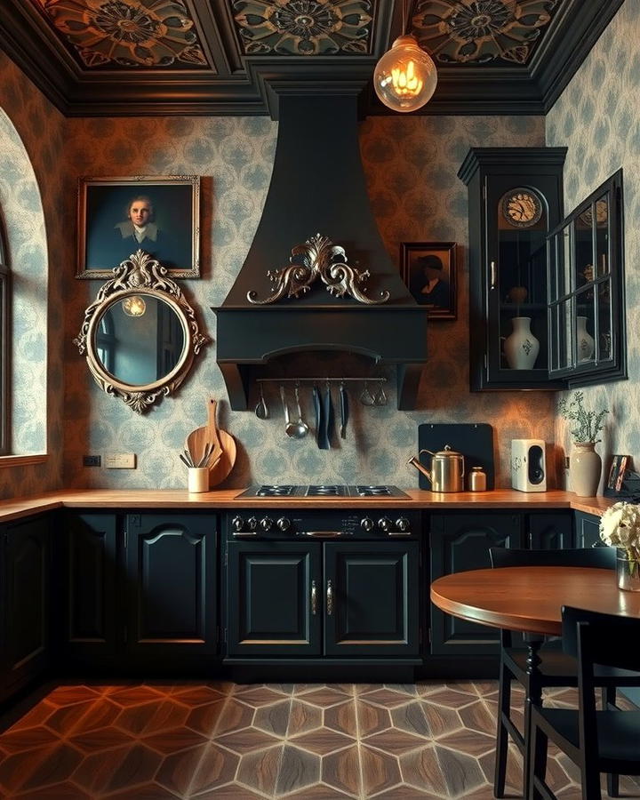 Gothic Wall Art - 30 Gothic Kitchen Ideas