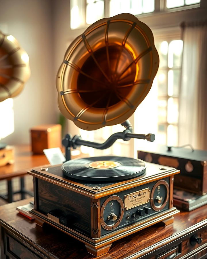 Gramophone Music Station - 25 Vintage Wedding Ideas