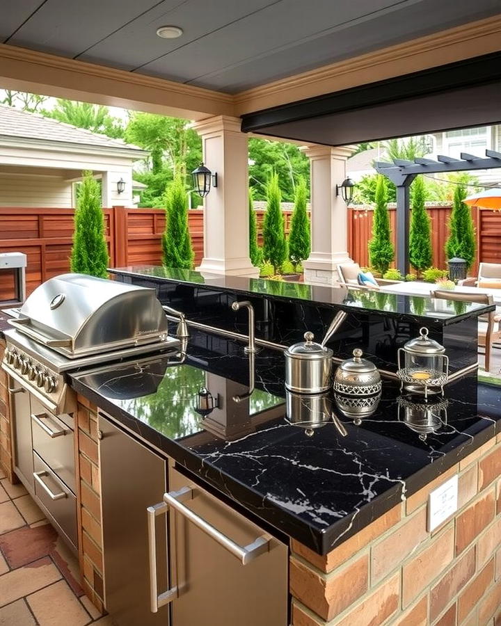 Granite Countertops for Durability - 25 Outdoor Countertop Ideas