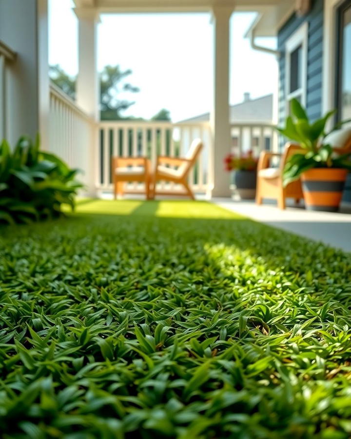 Grass Turf Flooring - 25 Porch Flooring Options