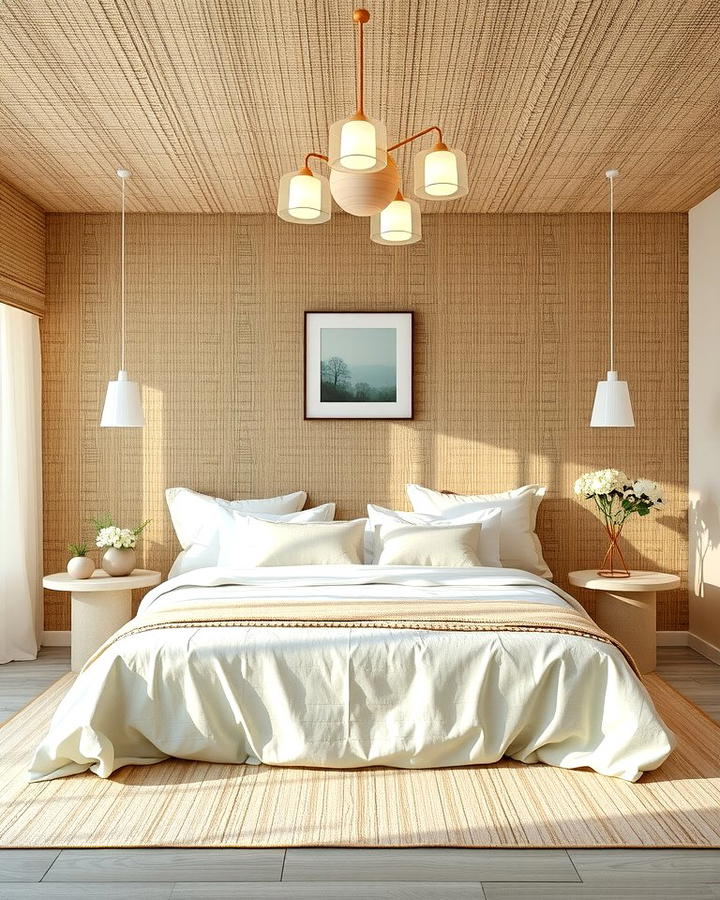 Grasscloth Wallpaper for Natural Warmth - 25 Wall Texture Ideas