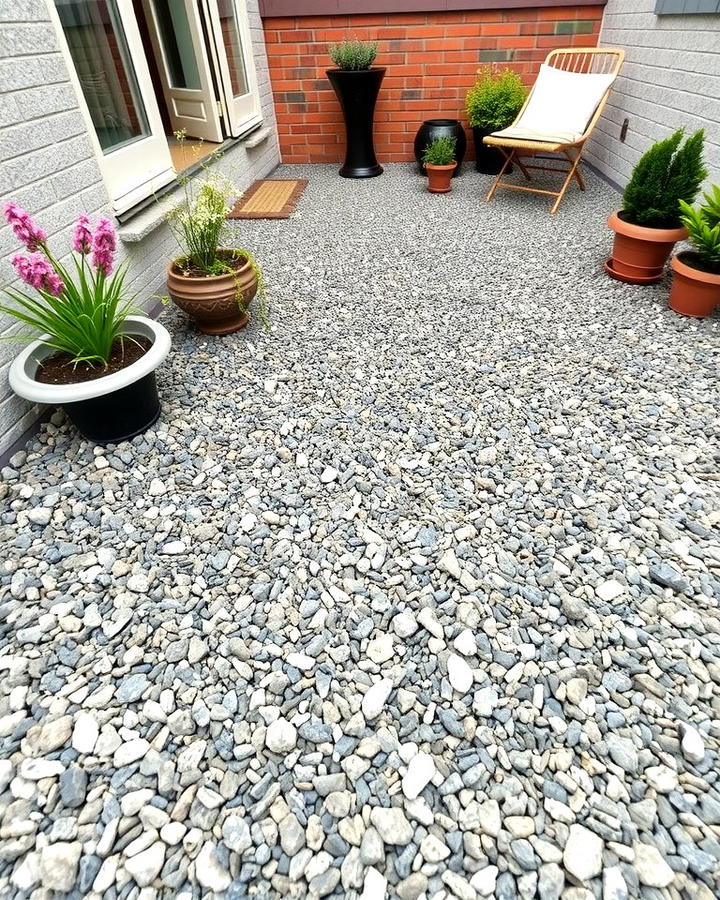 Gravel Patio Flooring - 25 Small Backyard Patio Ideas