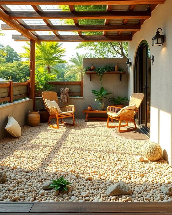 Gravel - 25 Patio Flooring Ideas