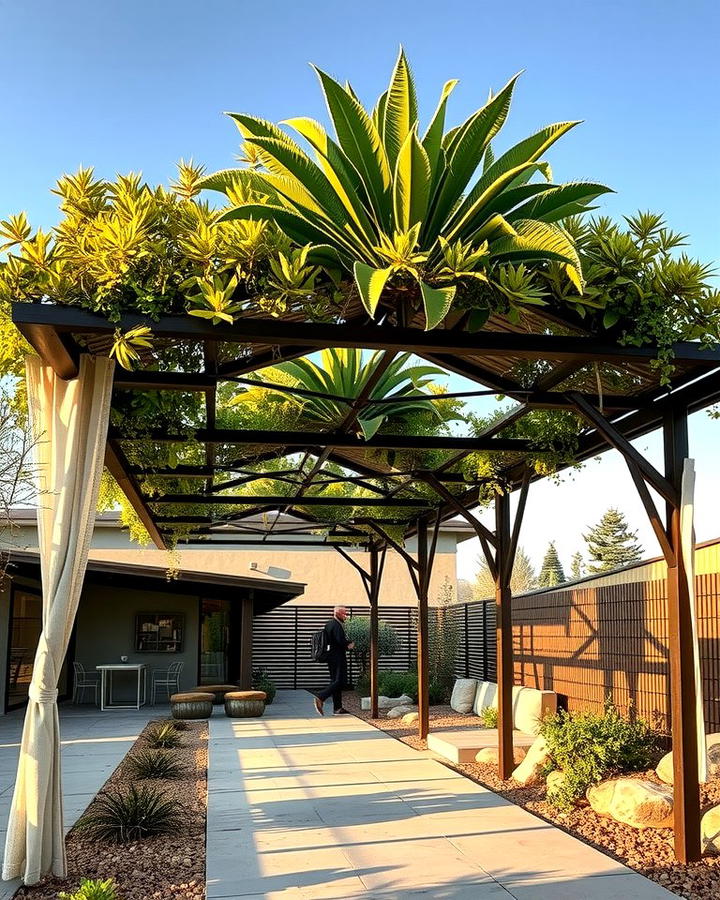 Green Roof Pergolas - 25 Pergola Cover Ideas