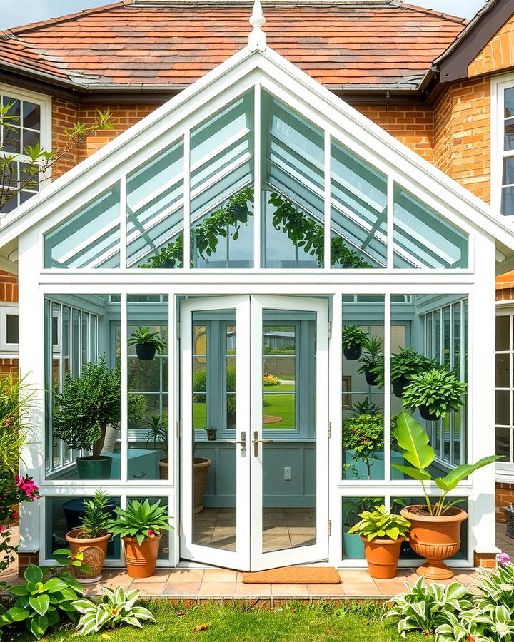 Greenhouse Extension - 25 Open Gable Porch Ideas