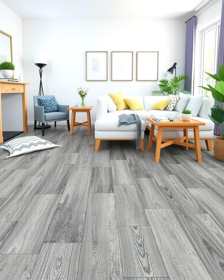 Grey Textured Flooring for Added Depth - 30 grey flooring living room ideas