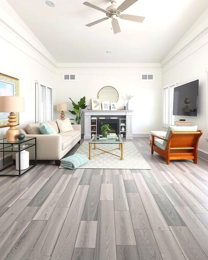 Grey Toned Wood Floors - 30 Wood Floor Ideas