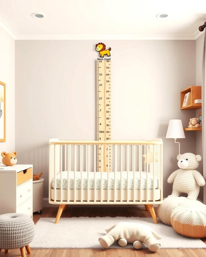 Growth Charts - 25 Nursery Wall Decor Ideas