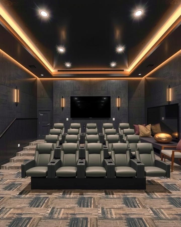 Gunmetal Gray - 30 Home Theater Paint Colors