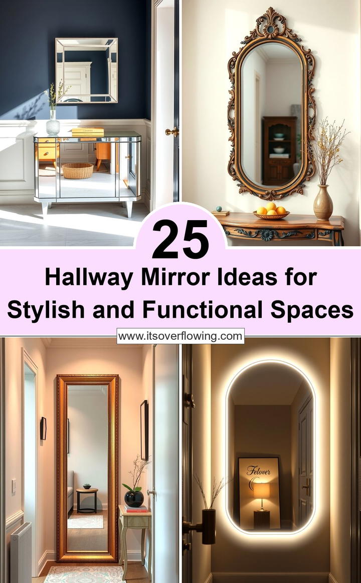 Hallway Mirror Ideas for Stylish and Functional Spaces