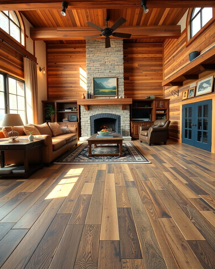 Hand Scraped Wood Floors - 30 Wood Floor Ideas