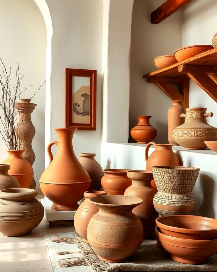 Handcrafted Pottery - 25 Spanish Modern Interior Design Ideas