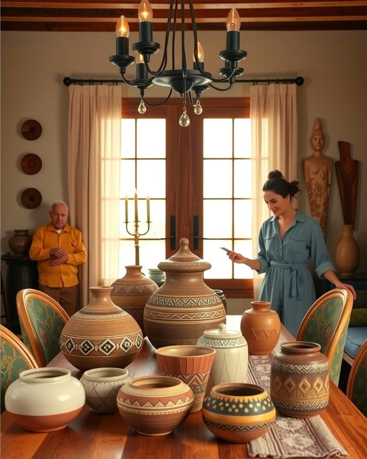 Handcrafted Pottery - 30 Southwestern Decor Ideas