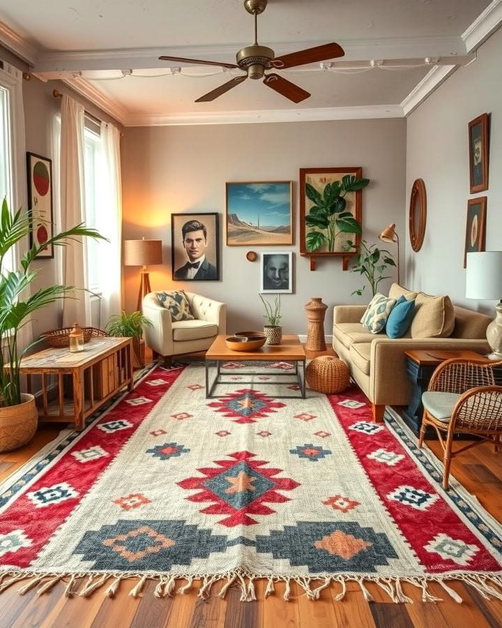 Handwoven Artisan Rugs - 30 Living Room Rug Ideas