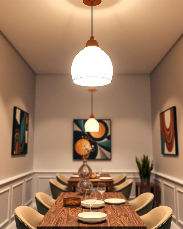 Hang Pendant Lighting - 25 Small Dining Room Ideas