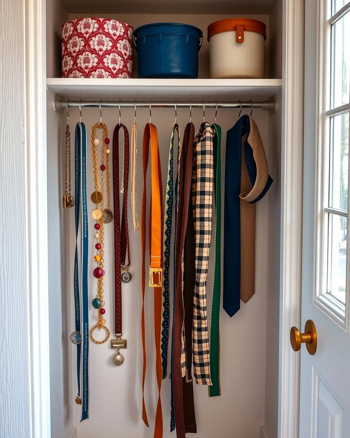 Hang a Pegboard for Accessories - 25 Small Closet Storage Ideas