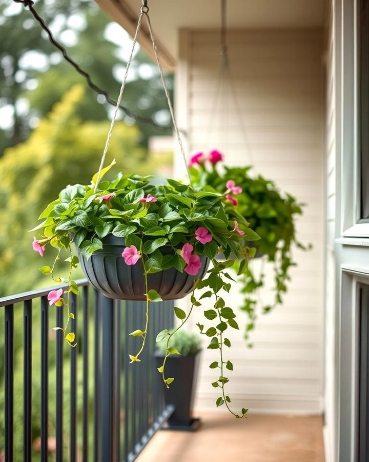 Hanging Basket Plant Stand - 25 Outdoor Plant Stand Ideas