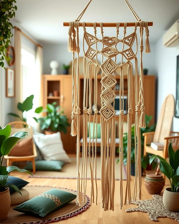 Hanging Macrame for a Boho Flair - 25 Room Divider Ideas