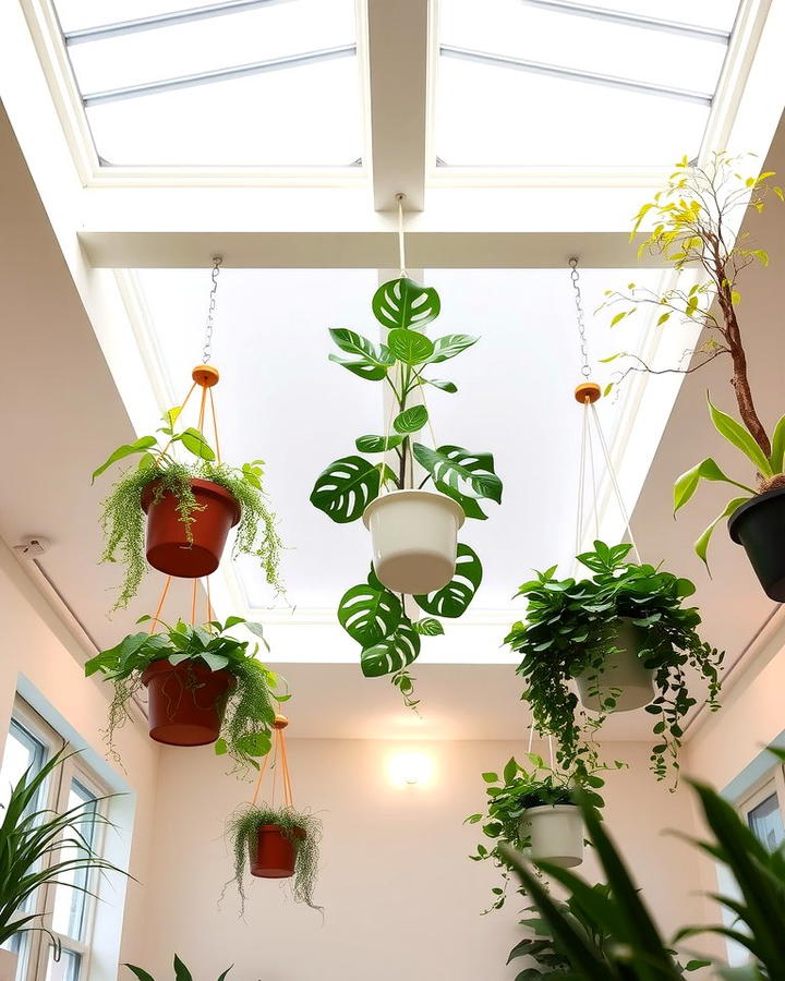 Hanging Planters - 25 Reverse Tray Ceiling Ideas