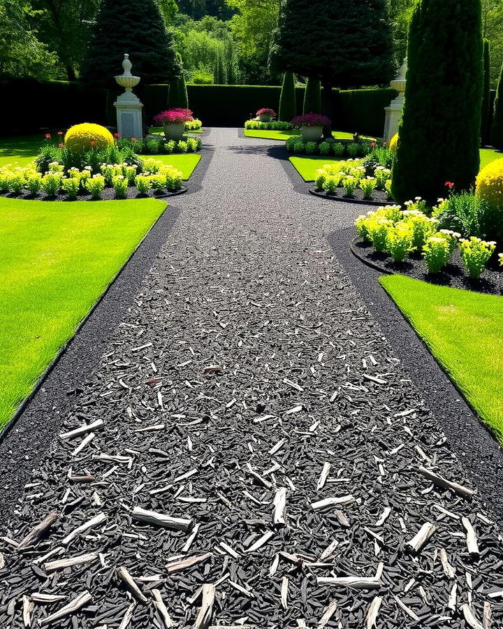 Hardwood Mulch Pathway - 25 Mulch Pathway Ideas