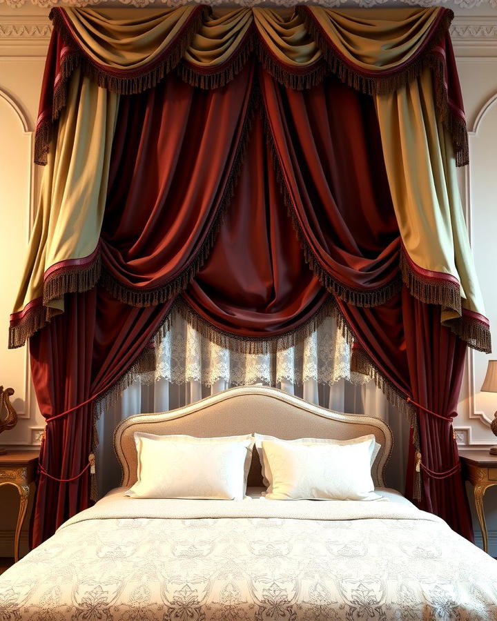 Heavy Drapery - 25 Victorian Bedroom Ideas