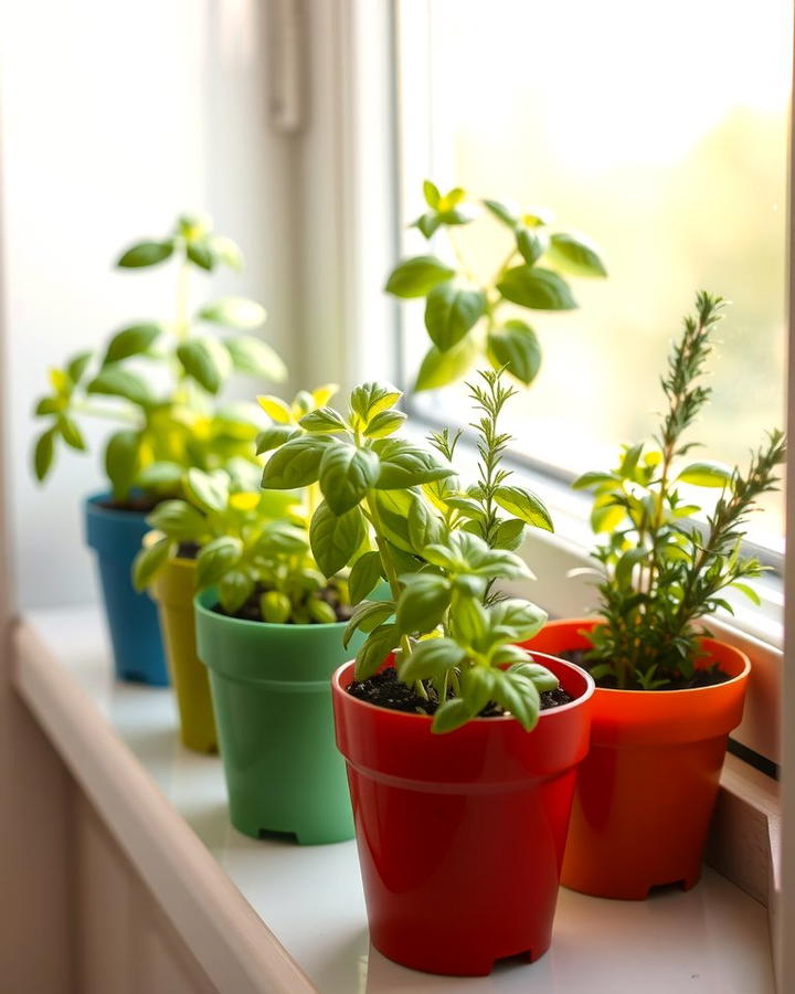 Herb Garden in Pots - 25 Potted Plant Arrangement Ideas