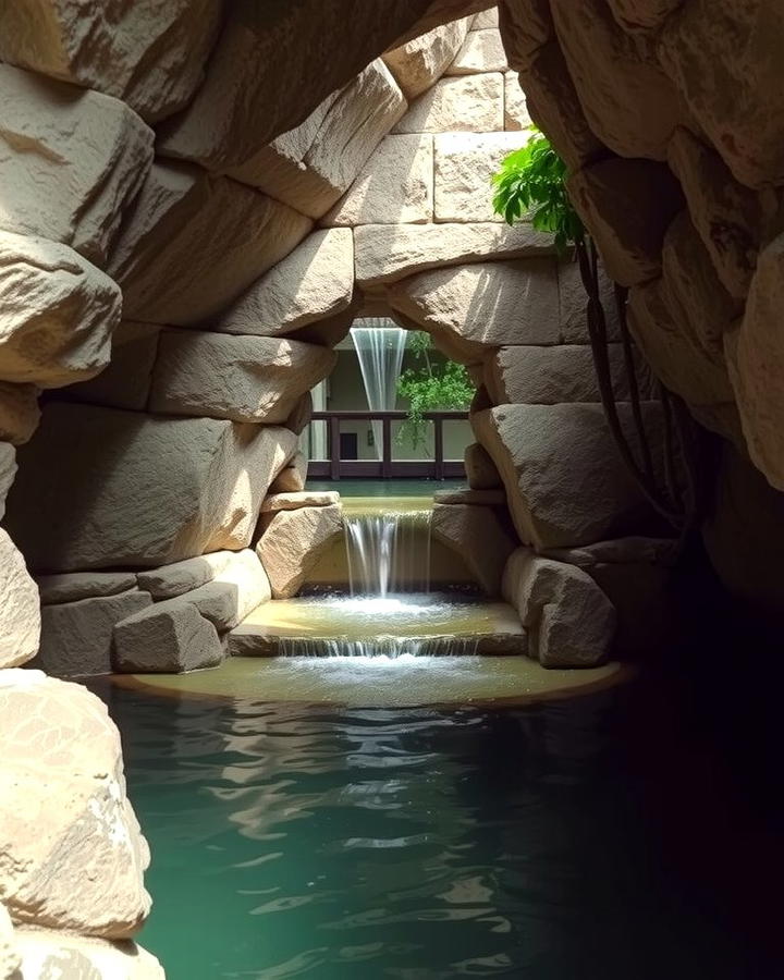 Hidden Grotto Waterfall - 25 Small Pool Waterfall Ideas