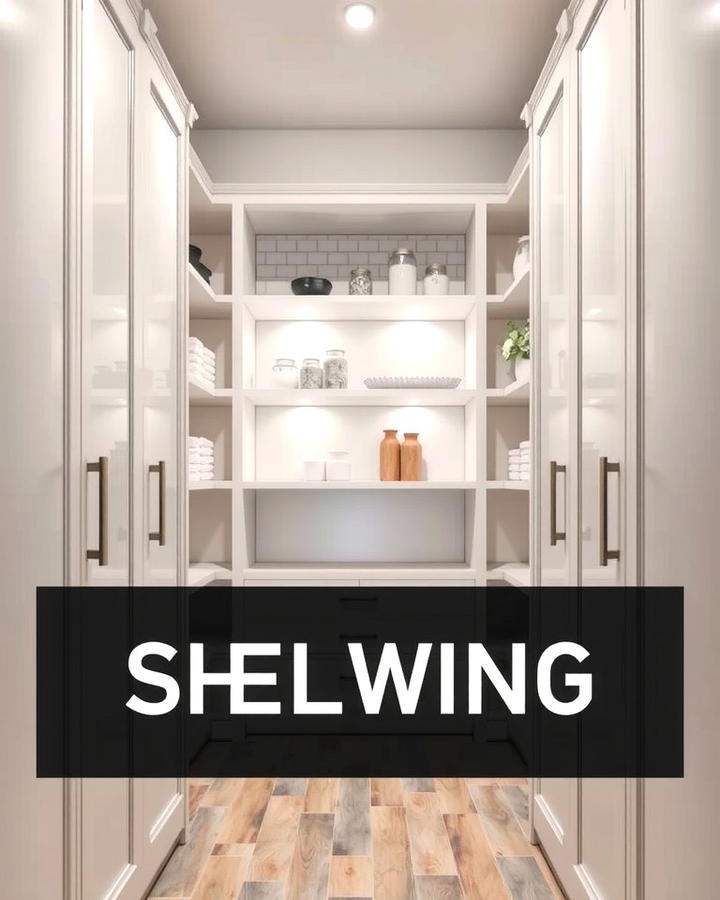 Hidden Shelving for a Clutter Free Look - 25 Pantry Shelving Ideas