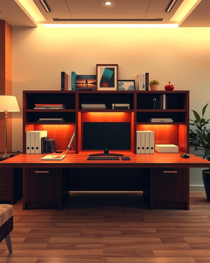 Hidden Storage Desks - 25 Office Storage Ideas