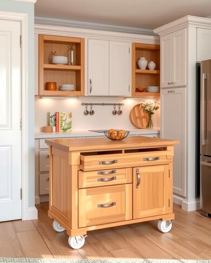 Hidden Storage Kitchen Islands - 25 Small Kitchen Island Ideas