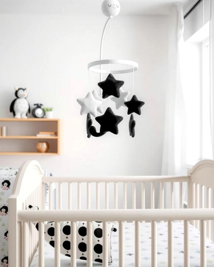 High Contrast Mobile - 30 Black and White Nursery Ideas