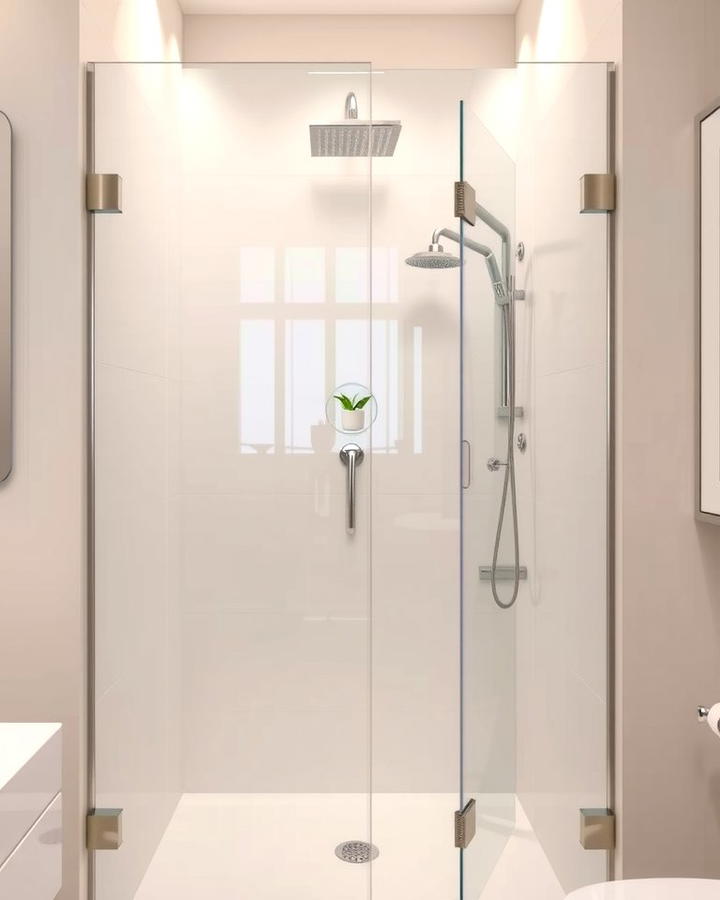 High Gloss Acrylic Shower Surrounds - 25 Shower Surround Ideas