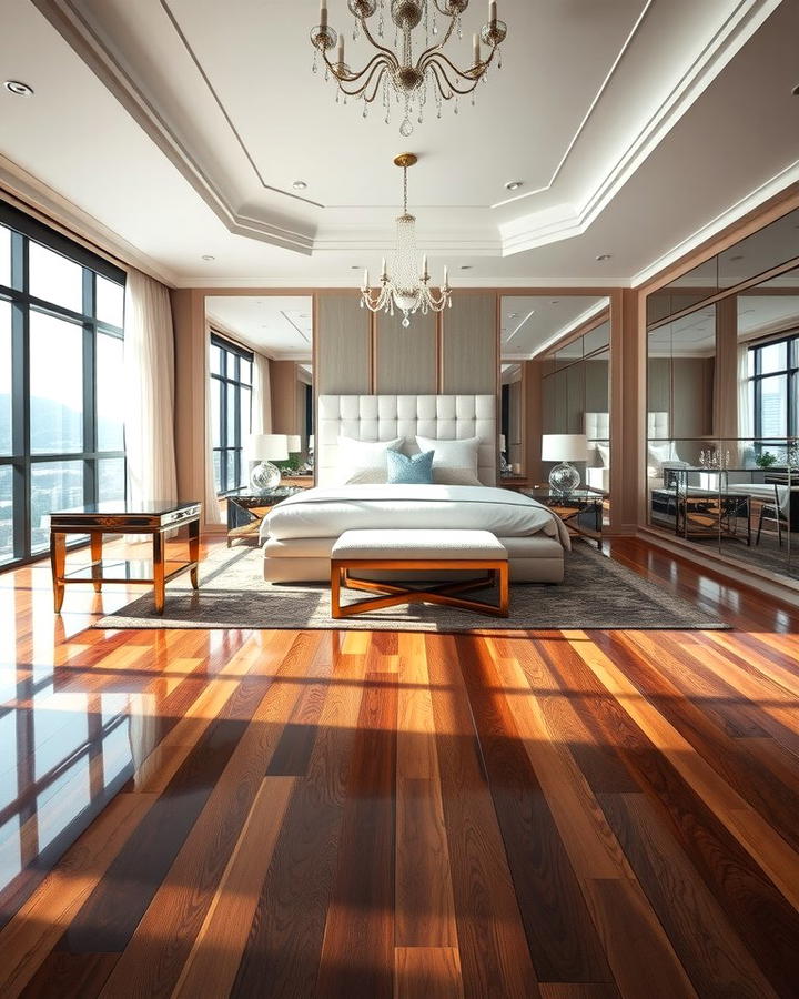 High Gloss Finish - 30 Wood Floor Ideas