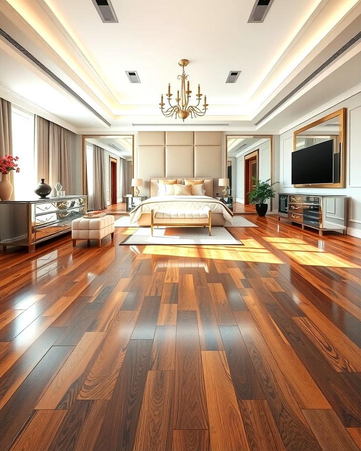 High Gloss Wood Floors - 30 Wood Floor Ideas