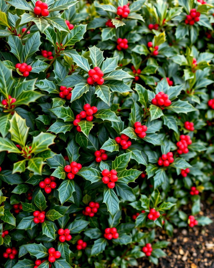 Holly for a Festive Barrier - 25 Shrubs for Privacy