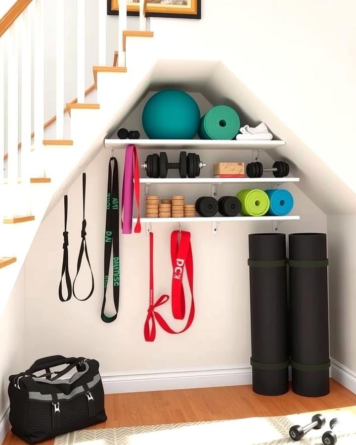 Home Gym Storage - 25 Under Stair Storage Ideas