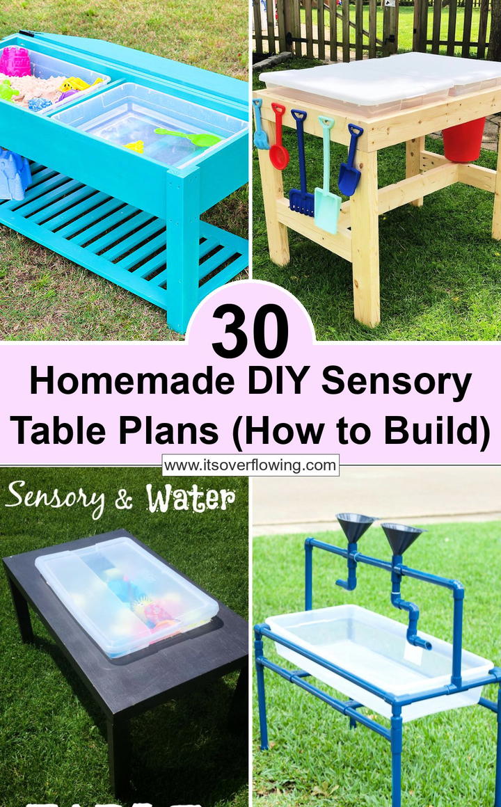 Homemade DIY Sensory Table Plans (How to Build)