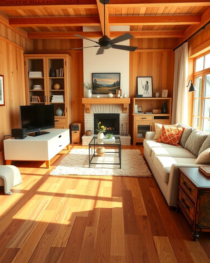 Honey Toned Wood Floors - 25 Wood Floor Colors