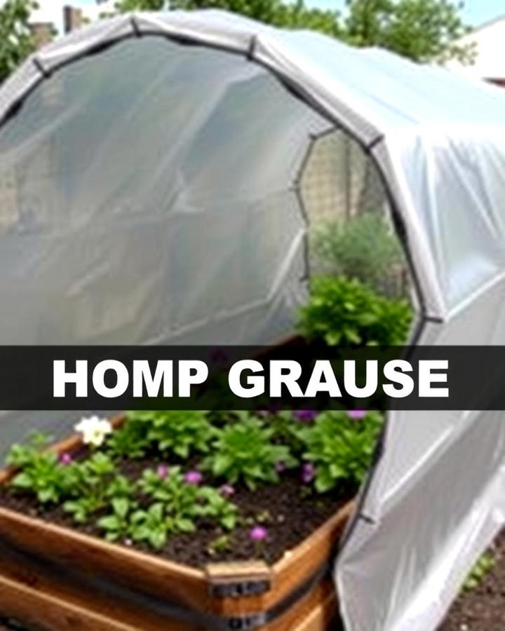 Hoop House Raised Beds for Year Round Gardening - 25 Raised Garden Bed Ideas