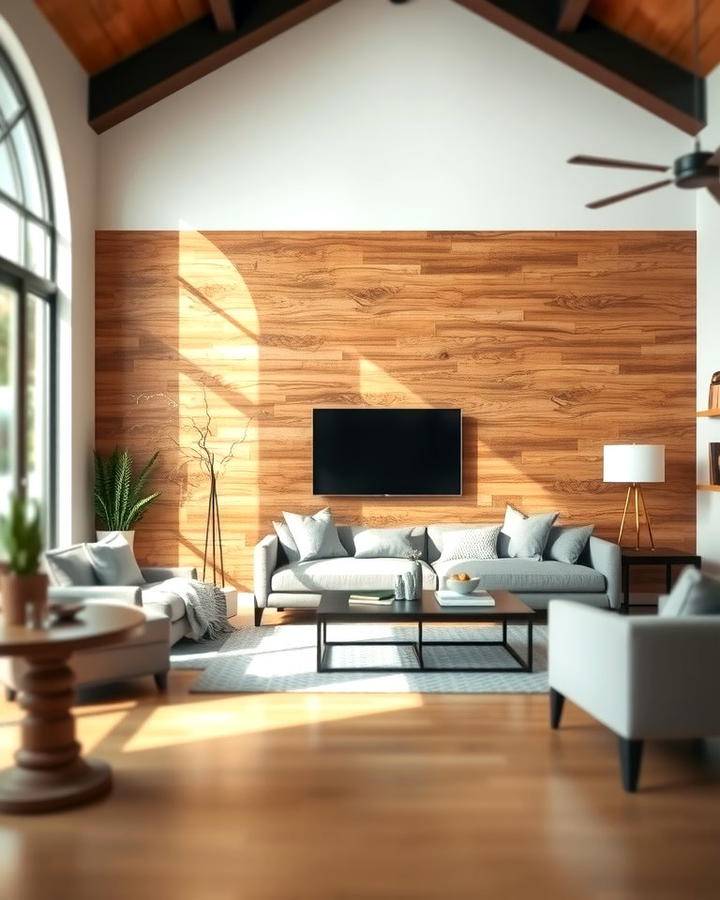 Horizontal Wood Paneling - 25 Wood Trim Accent Wall Ideas