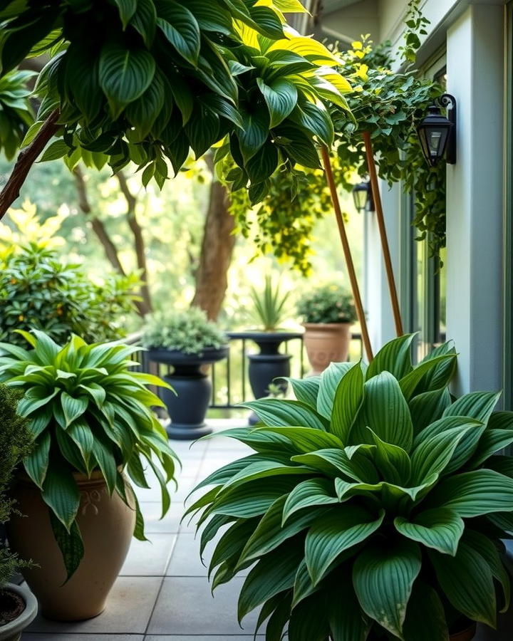 Hostas for Shady Elegance - 25 Patio Plants