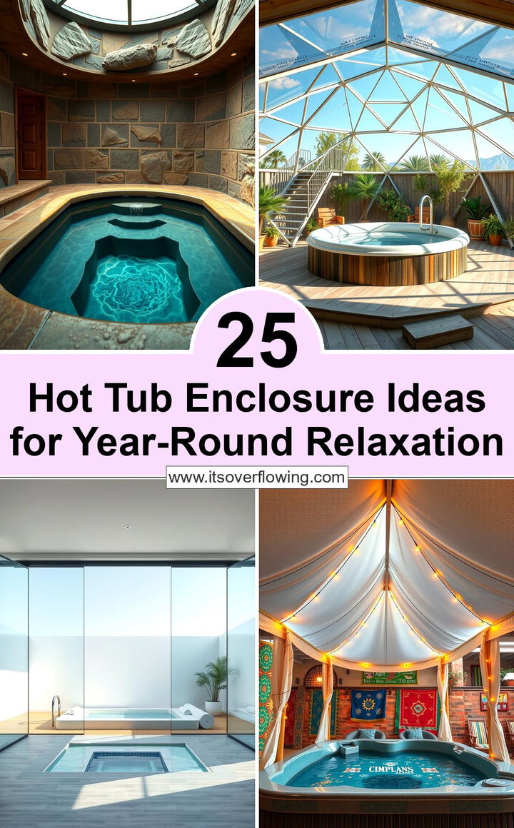 Hot Tub Enclosure Ideas for Year-Round Relaxation