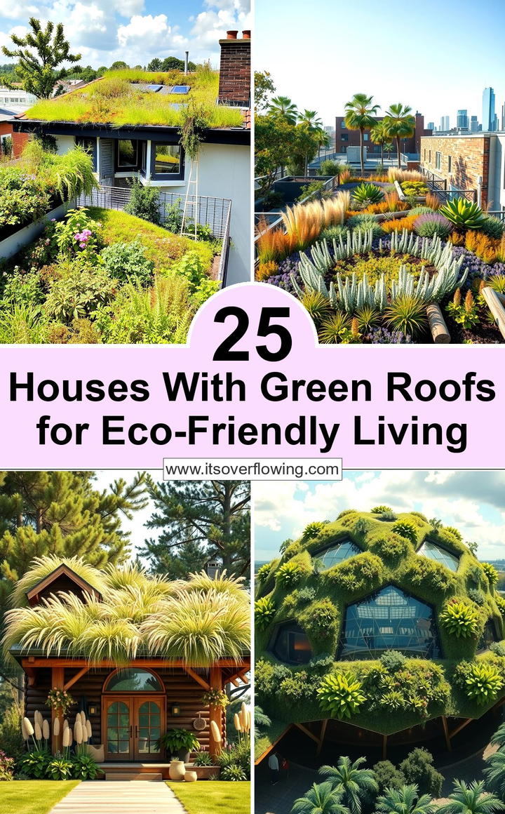 Houses With Green Roofs for Eco-Friendly Living