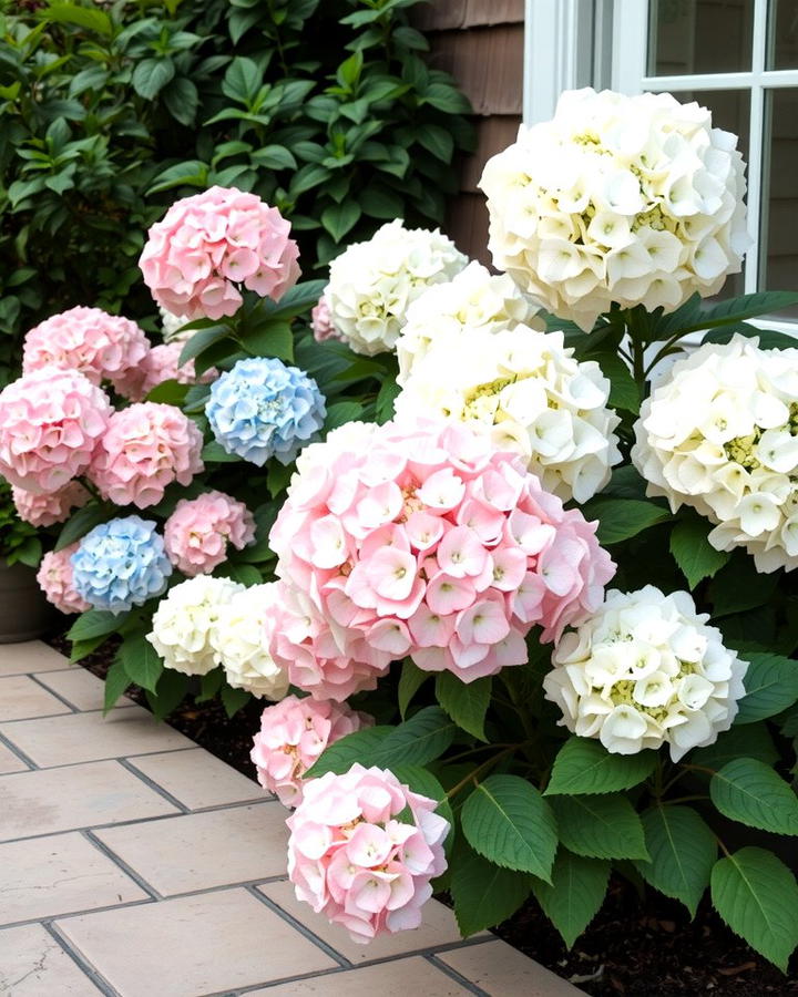Hydrangeas Elegant Patio Blooms - 25 Outdoor Plants for Patio