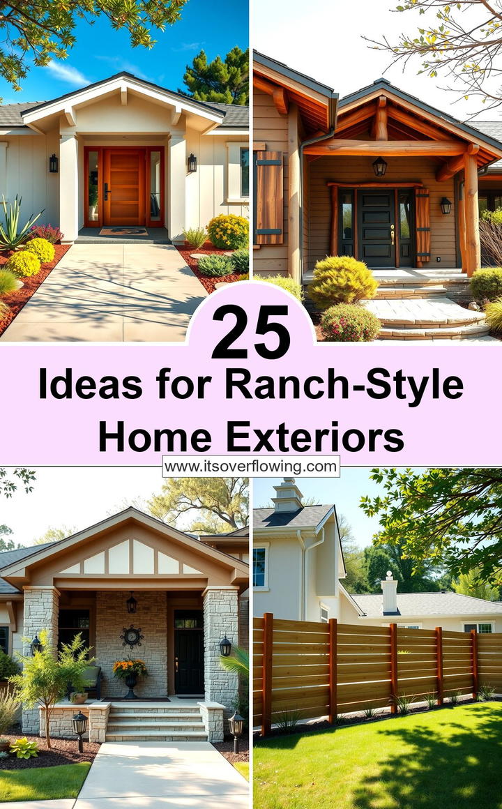 Ideas for Ranch-Style Home Exteriors